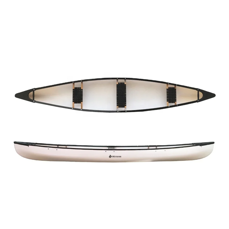 حار استئجار الزورق الأسرة كاياك البلاستيك الزورق الكندي