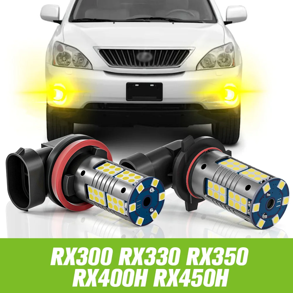 

2pcs For Lexus RX300 RX330 RX350 RX400H RX450H LED Fog Light 2001 2002 2003 2004 2005 2006 2007 2008 2009 2010 2011 Accessories