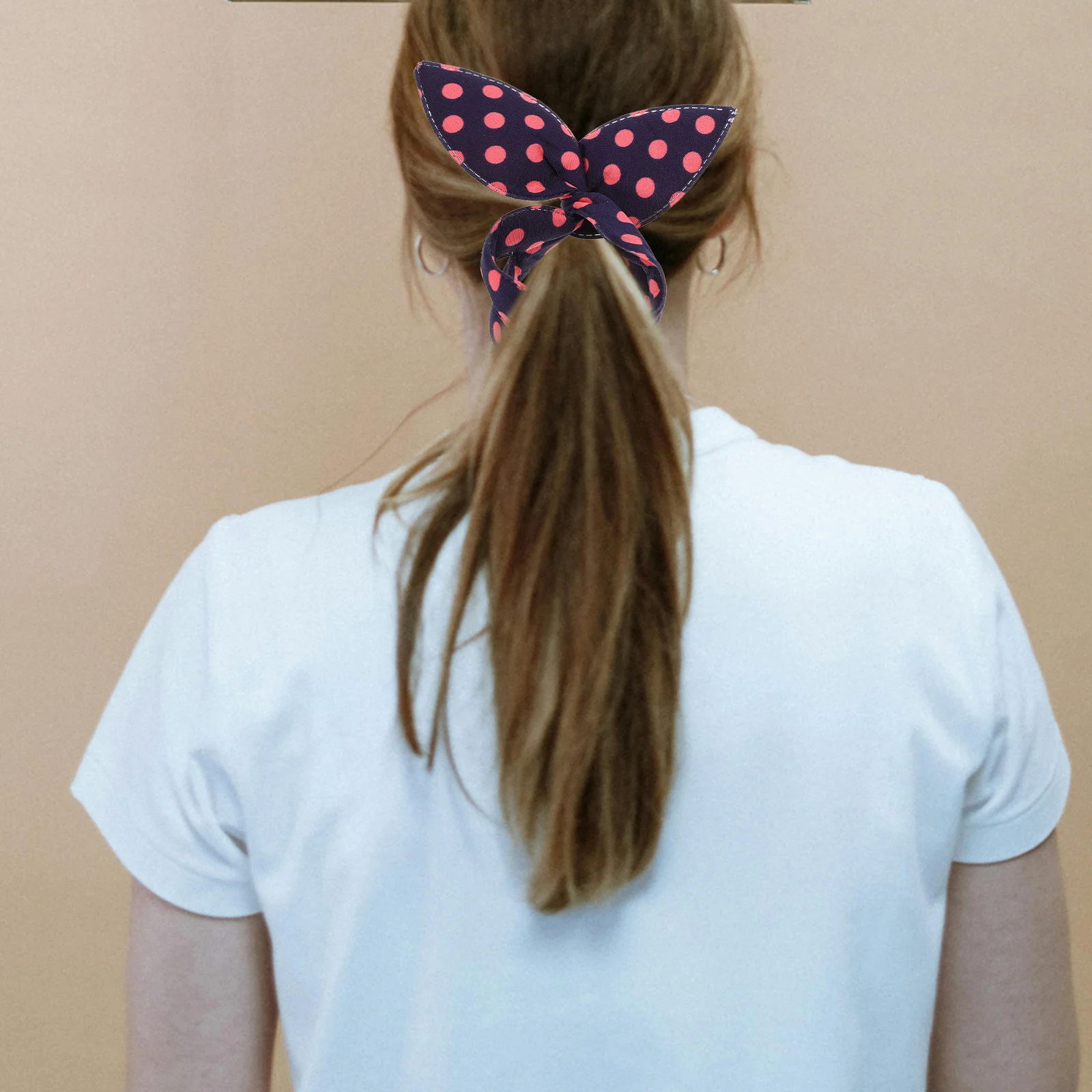 

Rabbit Ear Bun Maker Donut Styling Tool Solid Color Durable Braids Straight Curly Hair Wedding Party Daily