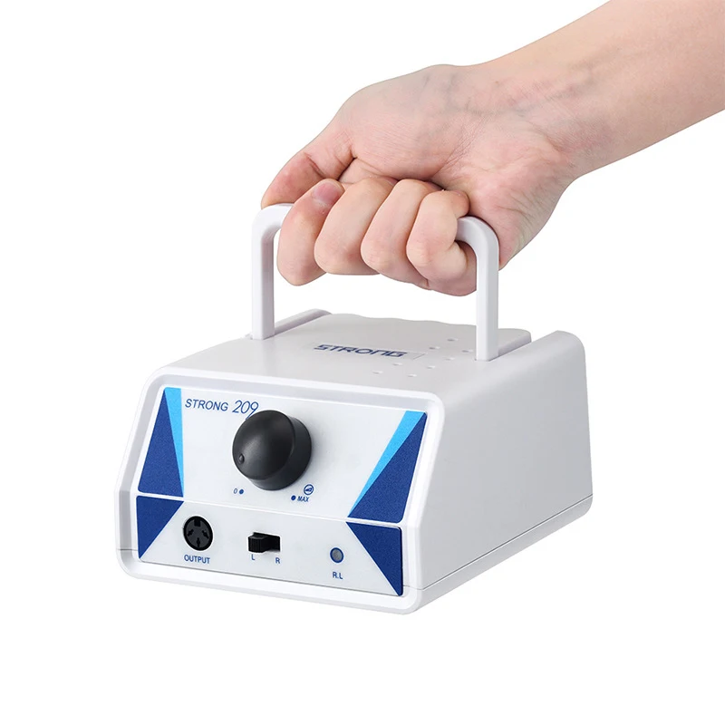 STRONG 209A Dental Micromotor Polishing Machine 40000rpm  Handpiece Foot Control For Dental Zirconia Denture Carving CE Certifie