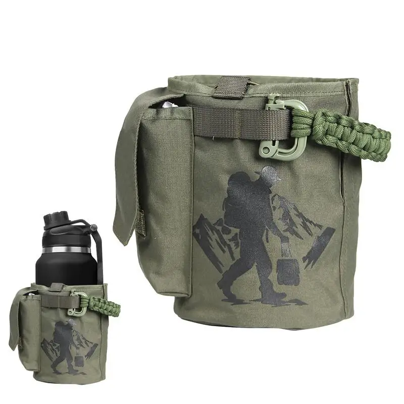 

Water Bottle Pouch 2L Oxford Cloth Outdoor Kettle Pouch Holder Multifunctional Camping Hiking Cycling Bottle Bag