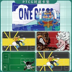 OPCG One Piece Nika Luffy Zoro Anime Playmat Trading Card Game Mat Dedicated Card Play Against Table Mat 60X35Cm Thickness1.5Mm