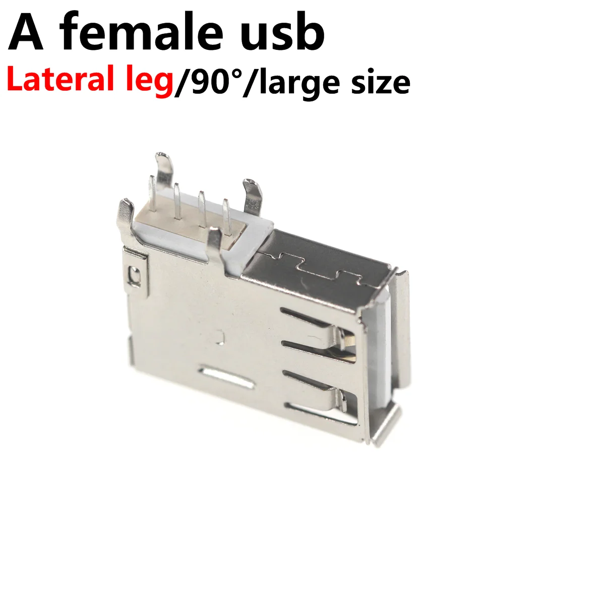 20pcs A female USB double-layer 90 degree /180 degree pin long/short patch USB socket