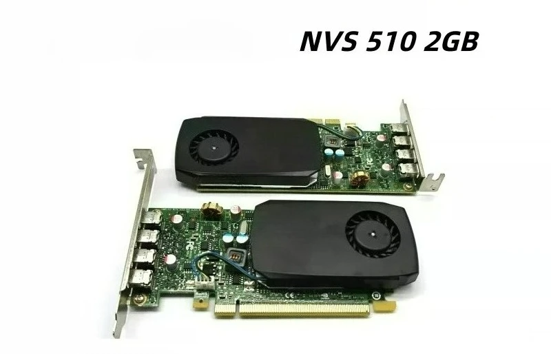 for NVIDIA Quadro NVS 510 2GB Workstation Graphics Card 4 mDP Multi-Display Low Power PCI Express 2.0 x16 Video Card