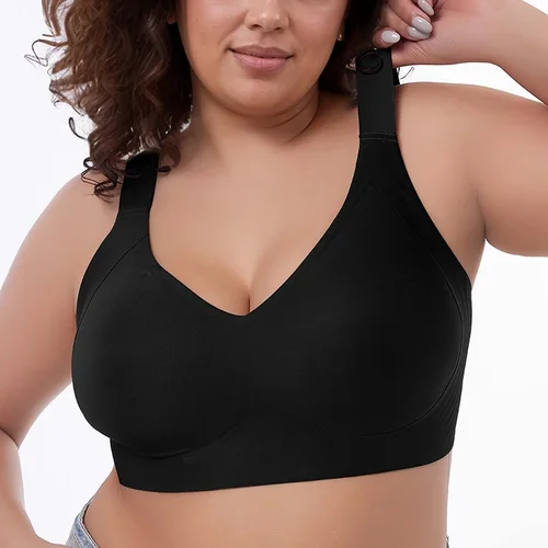 Imagen 2 del producto FallSweet 2/3 Uds sujetador sin costuras para mujer talla grande soporte suave sujetador push-up ropa interior Sexy inalámbrica sujetador fino deportivo ajustable