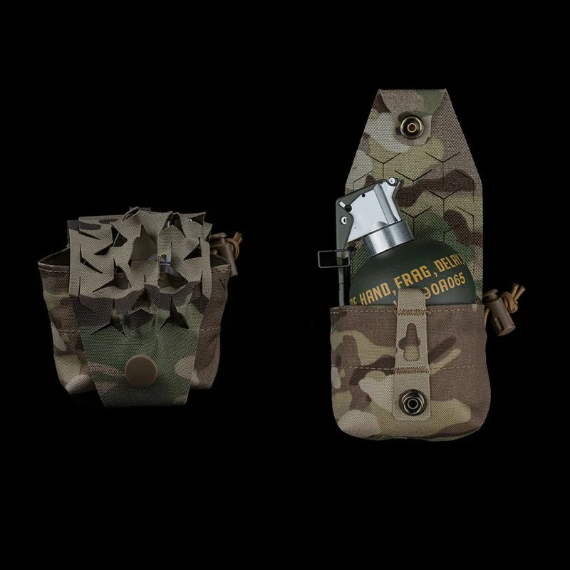 Tactical SPUD Grenade Pouch Multi-purpose M67 152 Storage Bag Radio Pocket Airsoft Hunting Plate Carrier Belt Molle Accessories