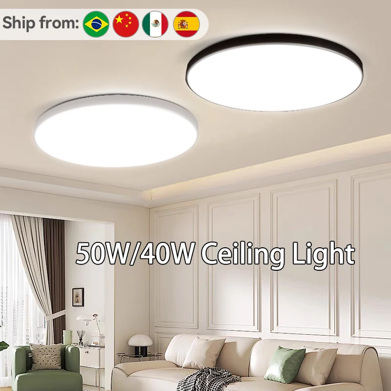 LED Ceiling Lamps Chandelier Panel Lamp IP44 Waterproof Bathroom Ceiling Lights Indoor Lighting for Bedroom Living Room Luminair