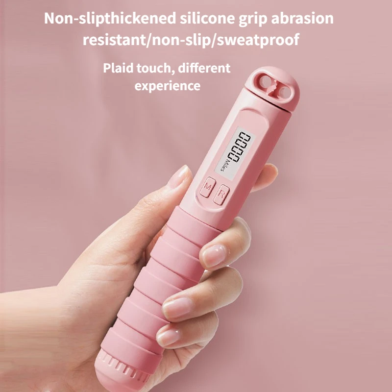 حبل القفز الإلكتروني للعد، ممارسة اللياقة البدنية لفقدان الوزن للبالغين للرجال والنساء، معدات رياضية #5