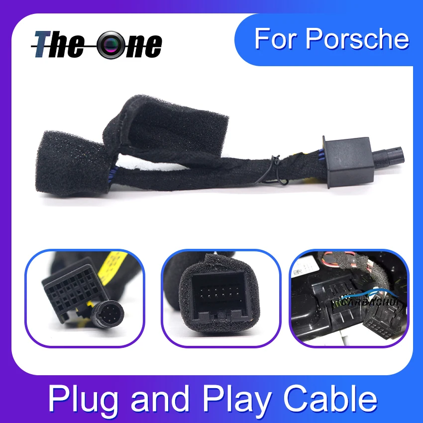 

Автомобильный видеорегистратор DashCam Dash Cam Plug And Play кабель для кабеля освещения чтения Porsche, регистратор вождения легко установить кабели