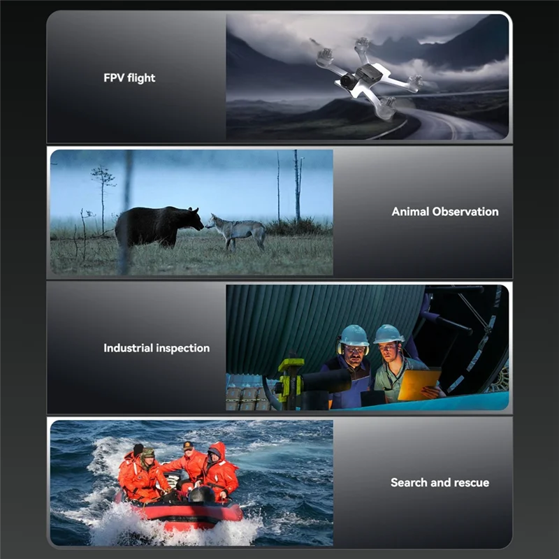 B49C For Caddx Farsight FPV Zoom Camera AI 8X Zoom Analog Camera FPV VTX Camera For FPV Drone Quadcopter