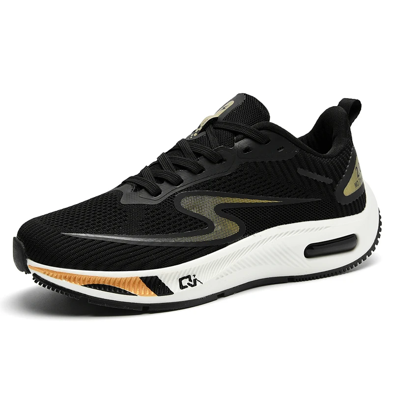 Air Cushioning Running Shoes Men Comfort Jogging Sports Shoes Mesh Breathable Outdoor Sneakers Men Athletic Training Shoes Male
