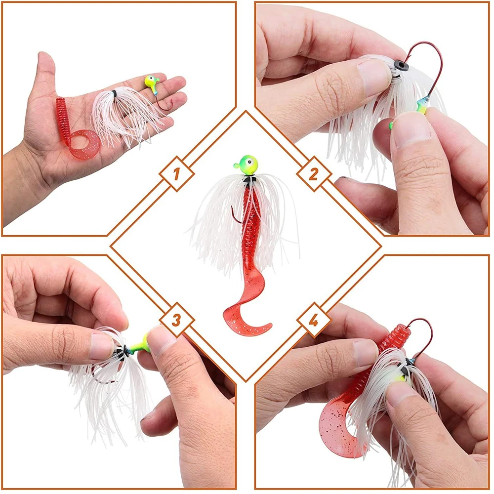 10Pcs Silicone Jig Skirts bait Replacement Fishing lures for DIY Spinnerbaits Buzzbaits jig heads Bass Trout fishing accessories