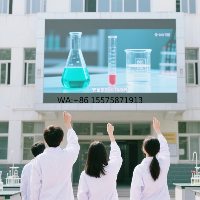 HD Outdoor Waterproof LED Display Lightweight for School Hospital Mall Hotel Use Fixed Led Billboard Screen