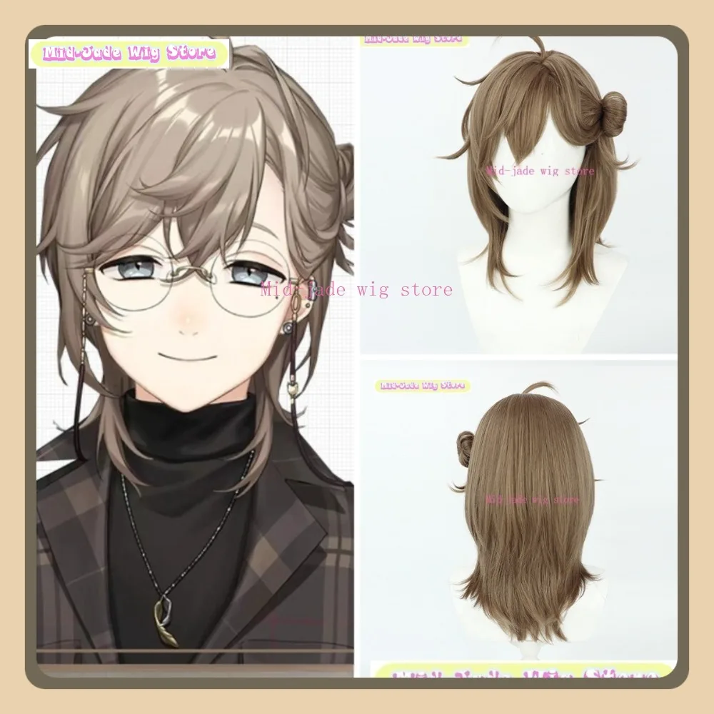 Mid-Jade Perücke Kanae Neues Outfit Cosplay Perücke Anime Spiel Rollenspiel Halloween Party Kostüm Requisiten Kunsthaar Halloween Perücke