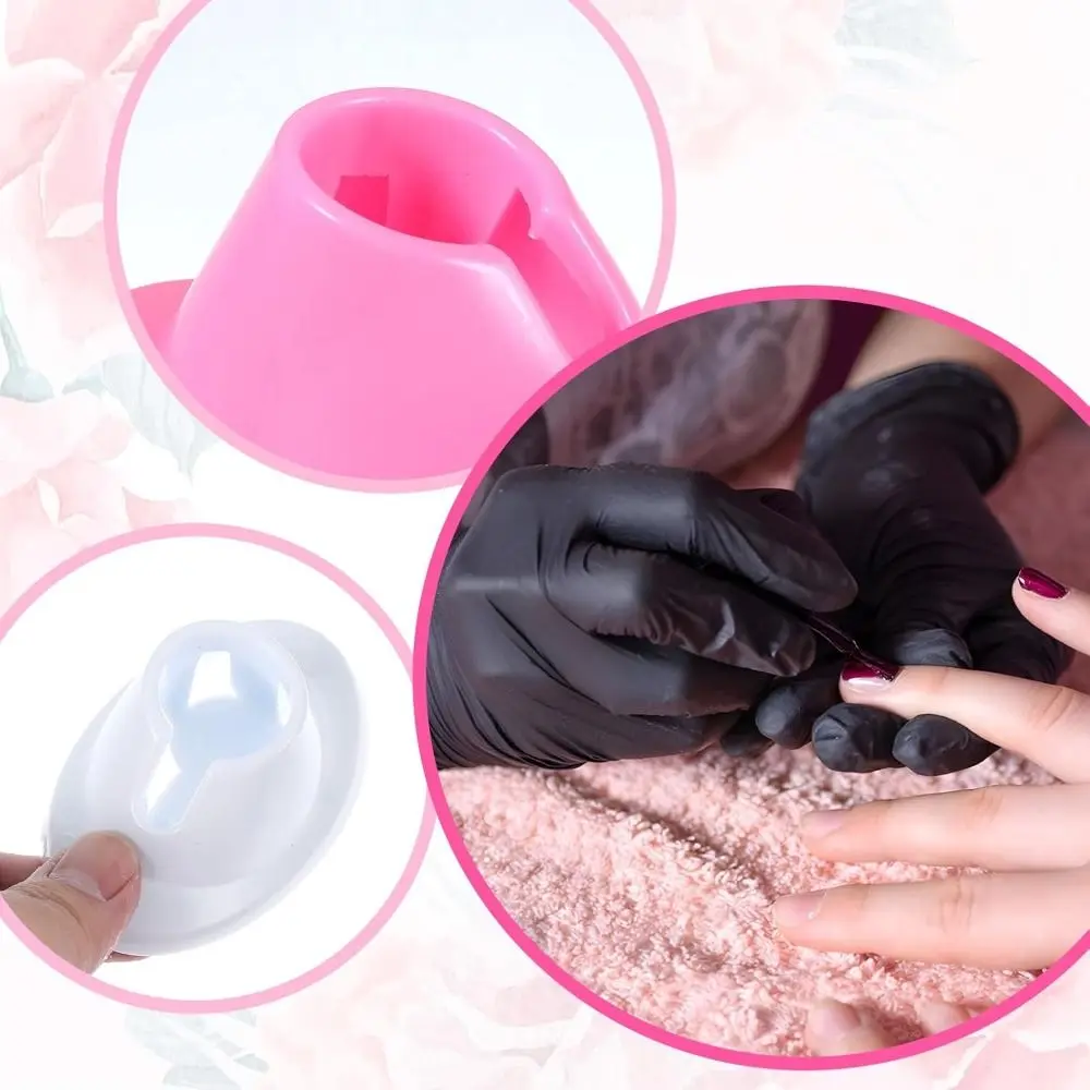 NEUE Runde Basis Nagellacke Stehen Anti-Spitze Langlebig Nagellack Flasche Halter Weiche Stabile Maniküre Werkzeuge Maniküre Zubehör