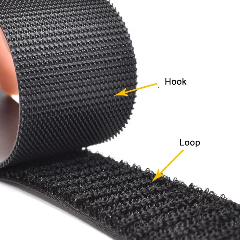 5Meter/Pair High-quality Hook and Loop Non-Adhesive Sewing Fastener Tape Nylon Fabric Magic Tape For DIY 20mm-100mm