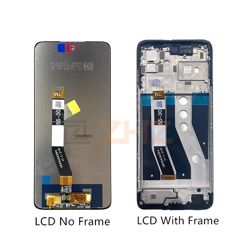 For Motorola Moto G62 5g LCD Display Touch Screen Digitizer Assembly With Frame For Moto G62 5g Display Replacement Repair Parts