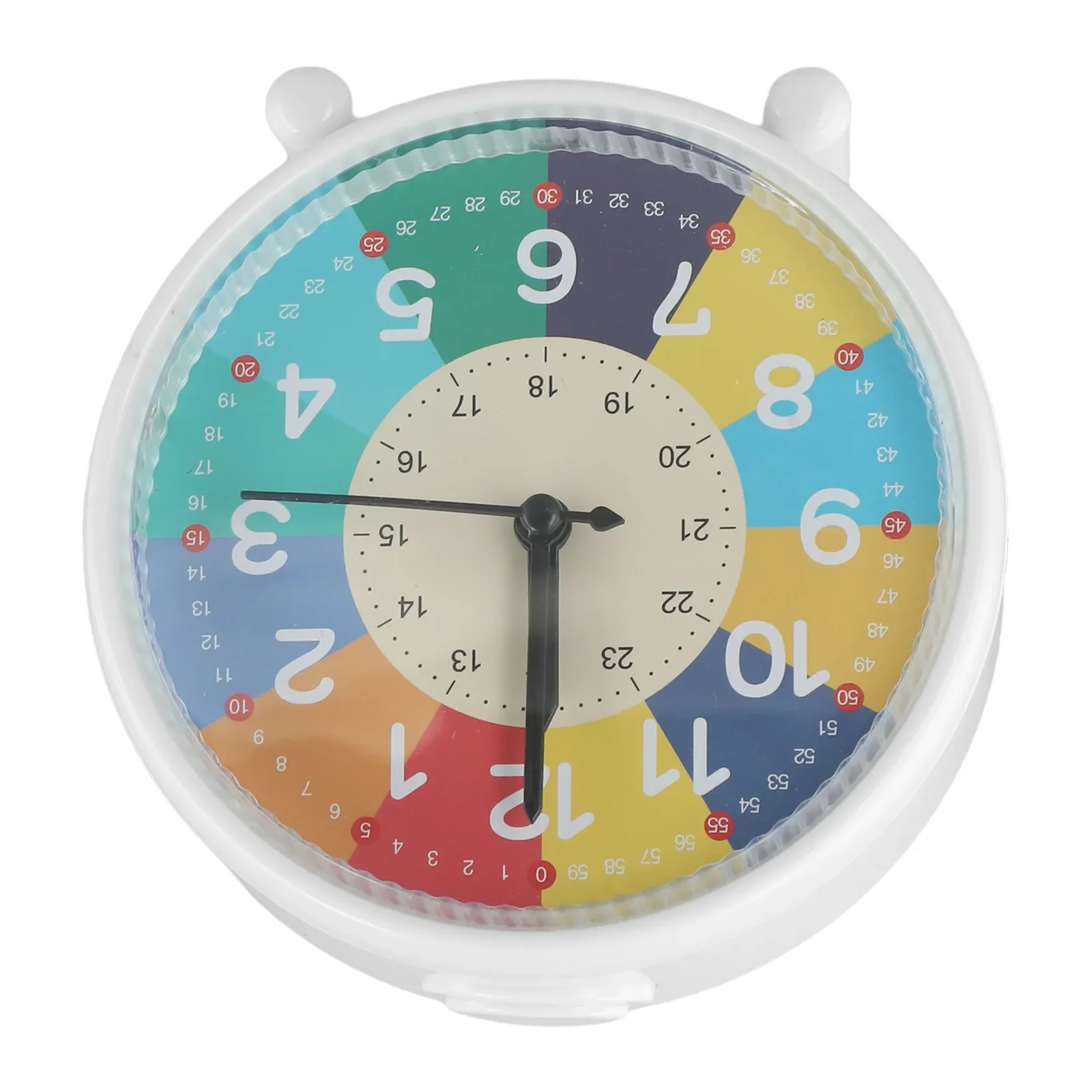 Night Light Clock Children's Desk Clock Battery Powered Child-Friendly Design Home Decor Clock Lightweight Travel Clock