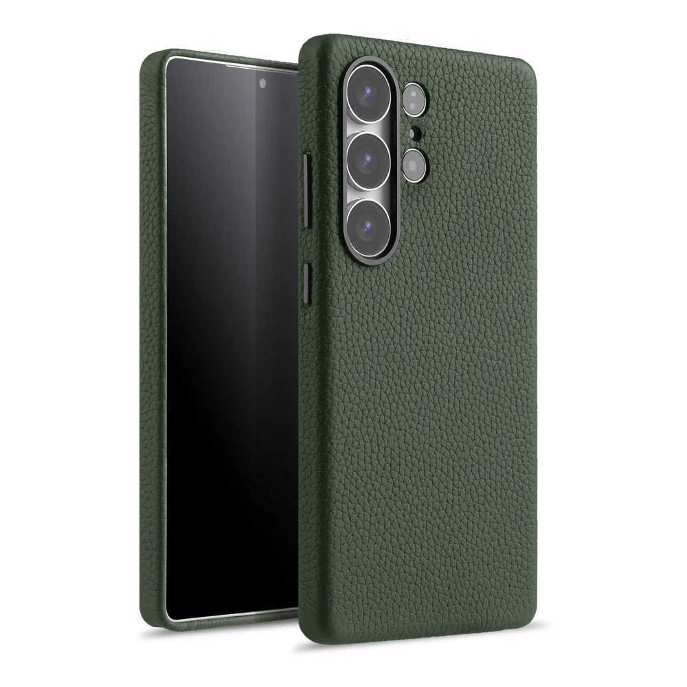 

Melkco Case Premium Genuine Leathe For Samsung Galaxy S26 S25 Ultra S26 Plus S26+ Cases luxury Fashion Cow Business Phone Cover