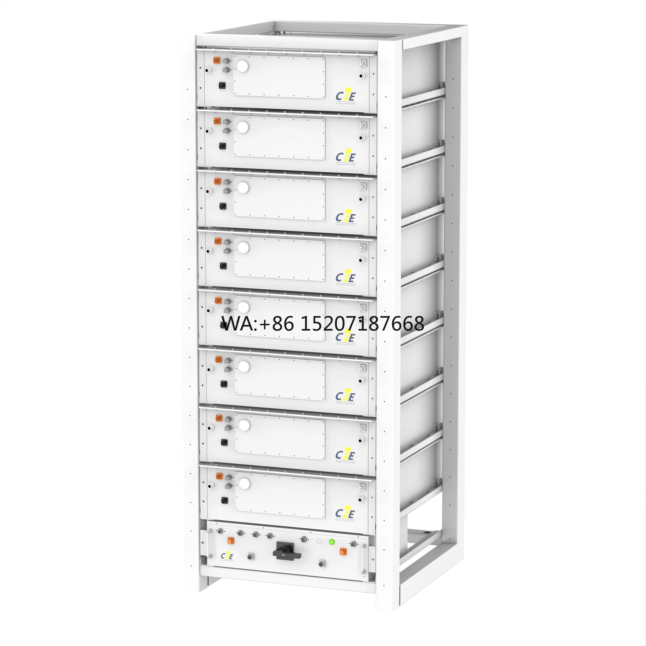 CAN Solar Storage System Container LiFePO4 1000V 1500V 250Ah Liquid Cooling 372kWh Stackable
