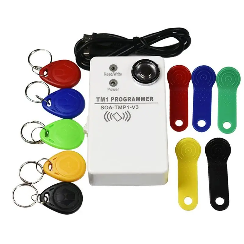 

A29F-TM1 RFID Copier Duplicator Handheld RW1990 TM1990 TM1990B Ibutton DS-1990A 125Khz EM4305 T5577 EM4100 TM Card Reader