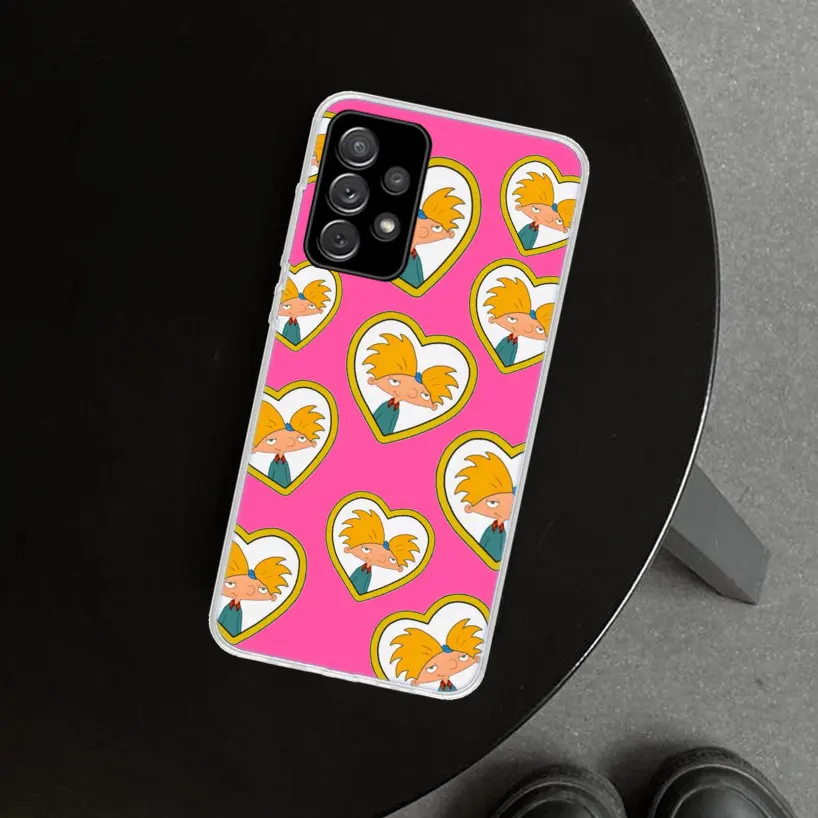 Hey Arnold Helga Cute Funny Cartoon Phone Case for Samsung Galaxy A17 A16 A26 A36 A56 A57 A37 A15 A25 A35 A55 A14 A24 A34 A54 A1