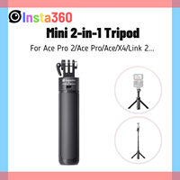 Insta360 Mini 2-in-1 Tripod Selfie Stick Monopod Grip For Insta 360 X4 GO 3S X3 Link 2 Ace Pro 2 Original Accessories