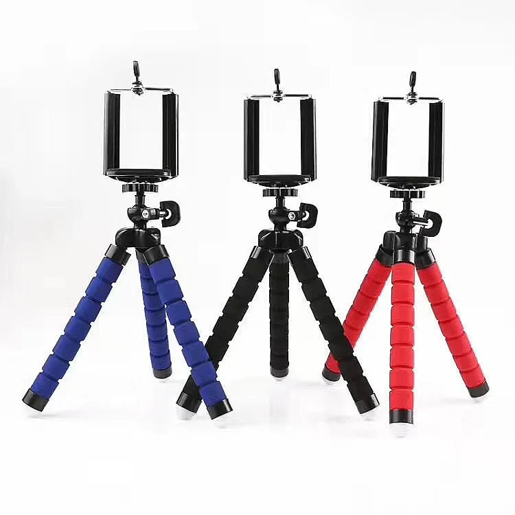 Tripods Tripod For Phone Mobile Camera Holder Clip Smartphone Monopod Tripe Stand Octopus Mini Tripod Stativ Phone Sefile Stick