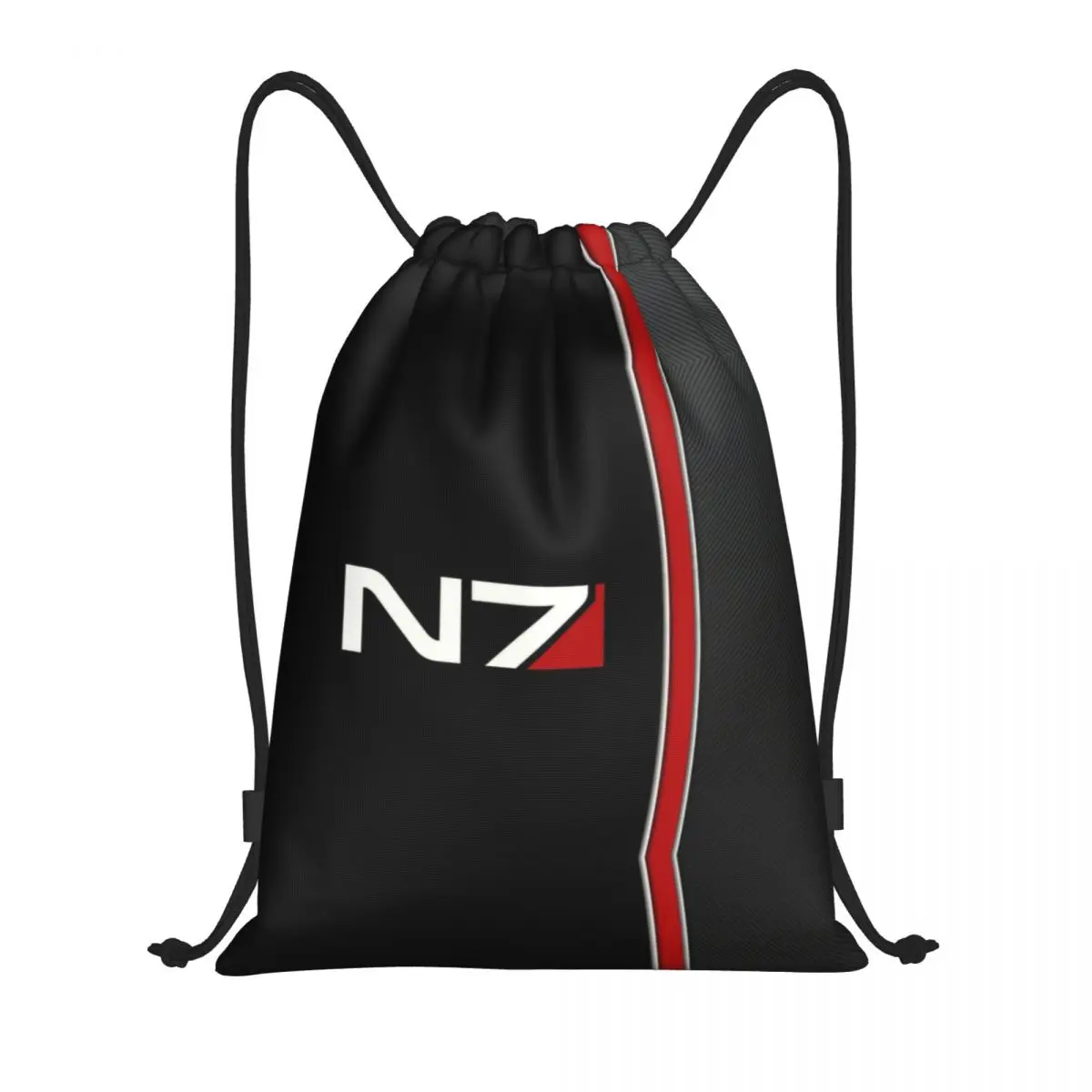 

N7 Mass Effect Emblem Drawstring Backpack Women Men Sport Gym Sackpack Foldable Alliance Military Video Game Shopping Bag Sack