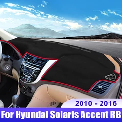 For Hyundai Solaris Accent Verna RB 2010 2011 2012 2013 2014 2015 2016 Car Dashboard Cover Dash Mat Sun Shade Pad Accessories