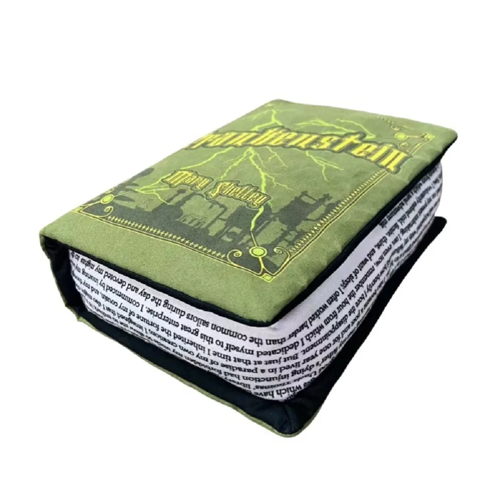 Jouet en peluche livre FRANKENSTEIN, plantes en peluche douces, jouet en peluche d'halloween pour enfants, poupée de décoration d'halloween, cadeaux de dessin animé, nouvelle collection 2025