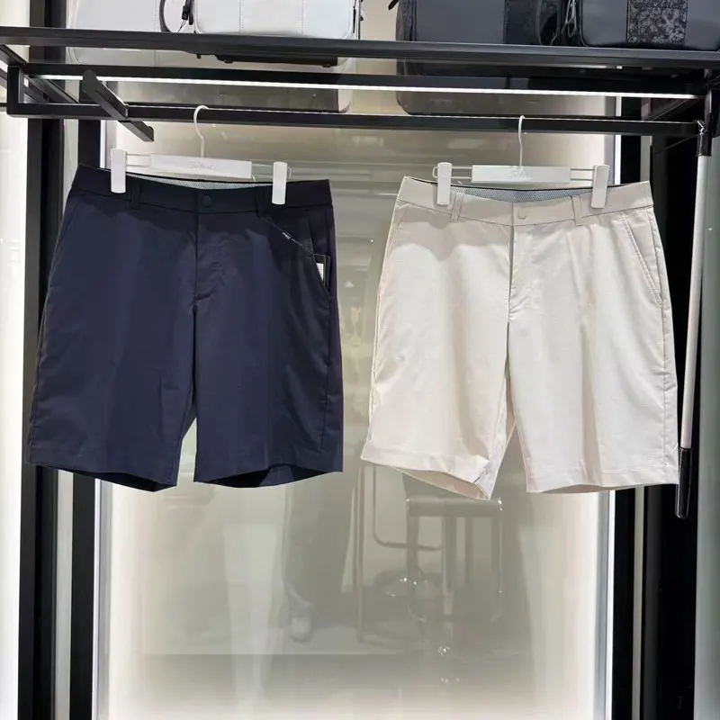 2026 Men's Golf Shorts Quick Dry Athletic Pants Summer Outdoor Sports Casual Stretch Knee Length Golf Clothing