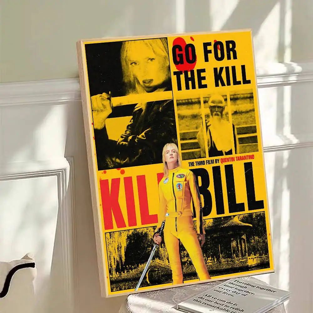 Movie K-Kill Bill Self-adhesive Art Poster Whitepaper Prints Posters Artwork Home Decor