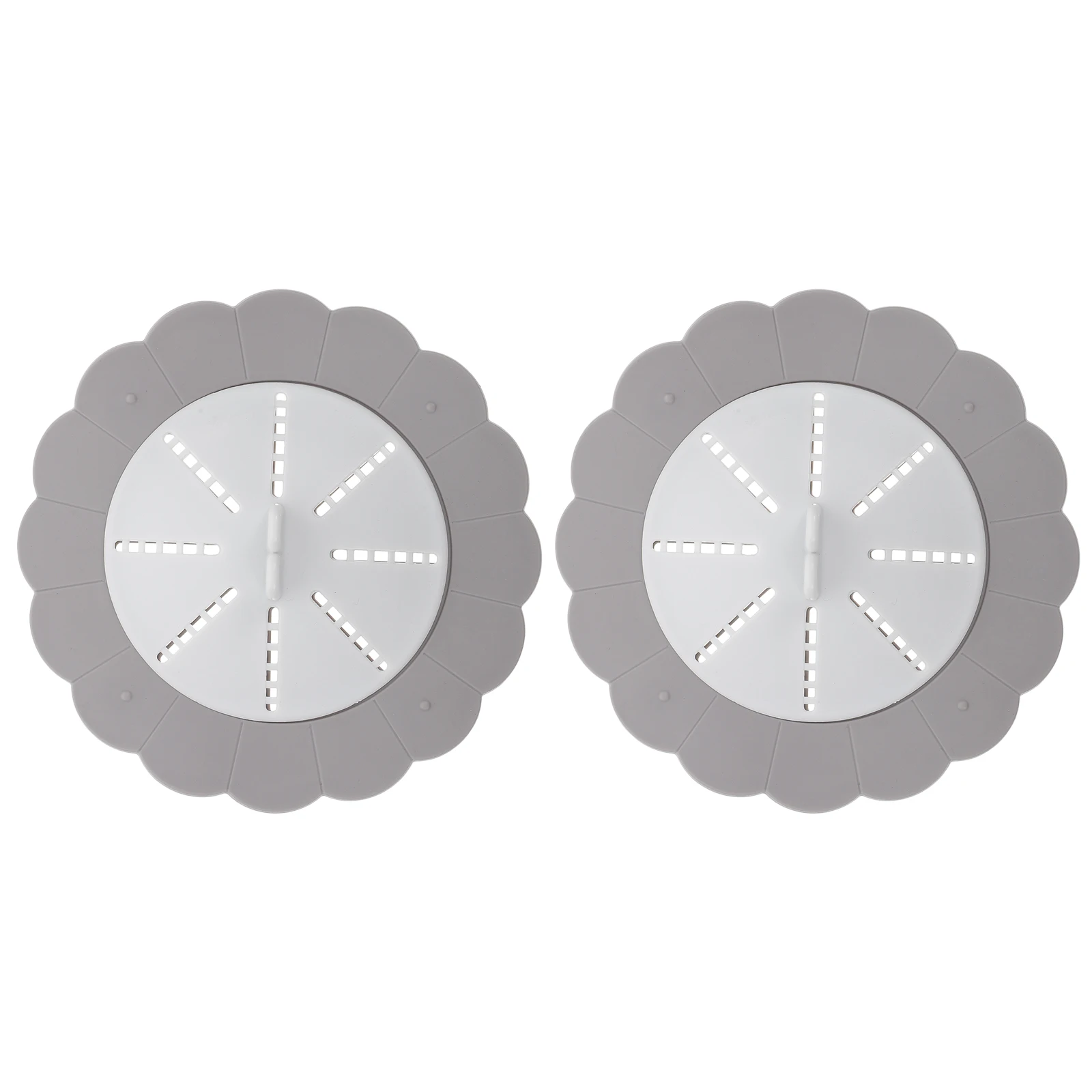 

2 Pcs Odor-proof Floor Drain Cover TPR Circular Shower Hair Catcher Prevents Seal Core Water Pipe Drainage Kitchen Bathroom Safe