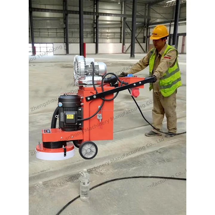Rectificadora de superficie de piso de hormigón, amoladora de piso de hormigón eléctrica de 400mm, 220v