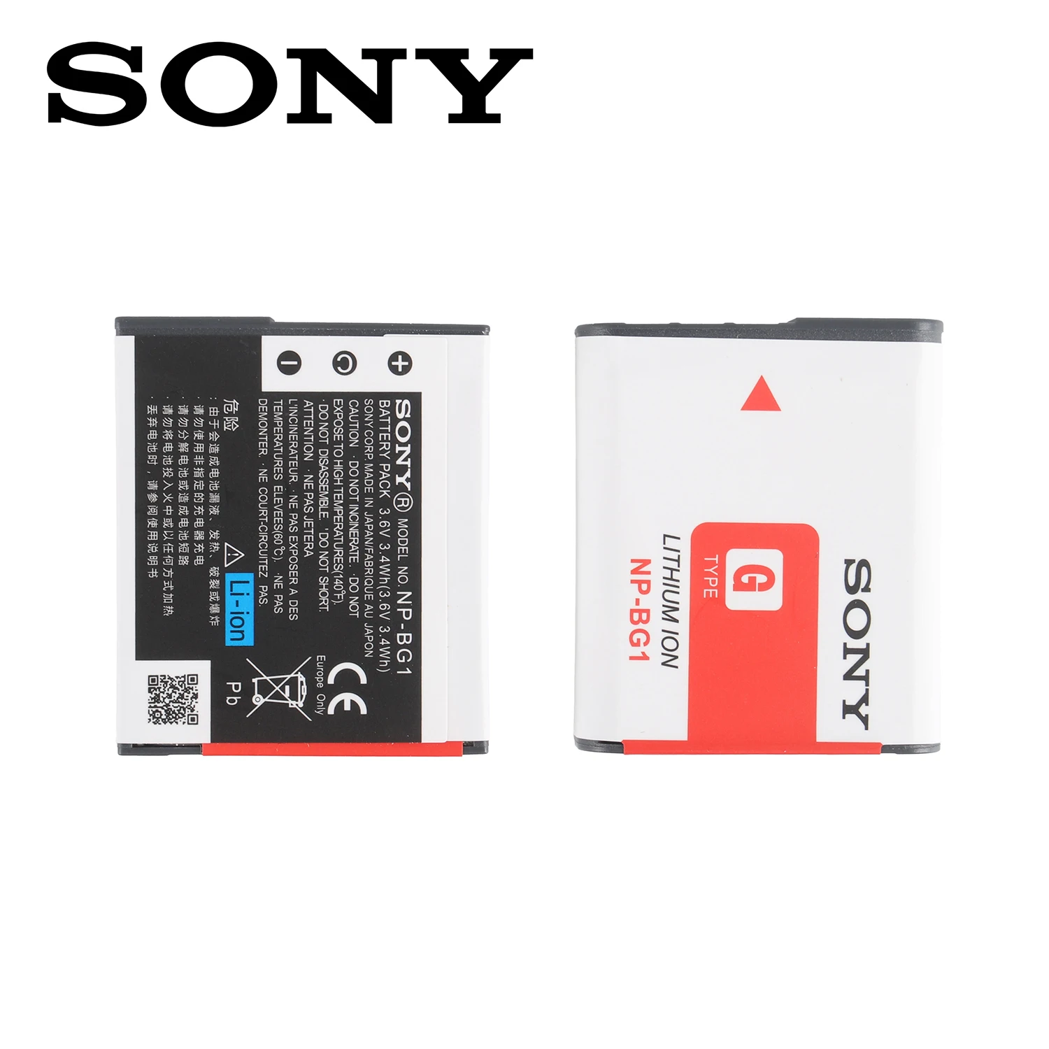 Batería Original para cámara Digital de iones de litio recargable NP-BG1 NP-FG1 NPBG1 para Sony DSC H3 H5 H7 W70 W80 WX1 NP BG1 FG1
