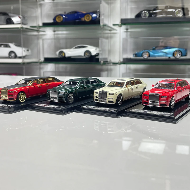 SC 1:64 Simulated High-end Luxury Extended Version Alloy Car Model Advanced Collection Ornaments Limited Edition
