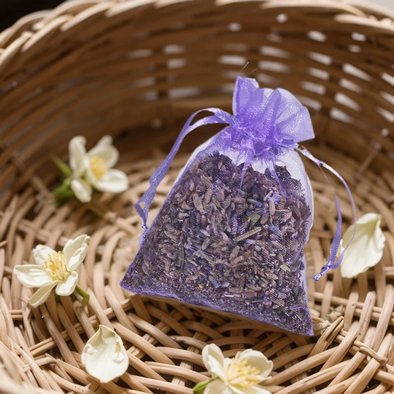 

Mesh Bag Lavender Dried Floral Bag Wardrobe Shoe Cabinet Aromatherapy Sachet Lavender Dried Floral Granule Car Sachet