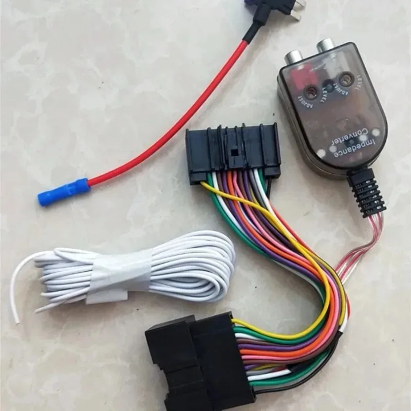 لإضافة مضخم الصوت عالي إلى منخفض تحويل الأسلاك تسخير Poer للتطبيق على راديو المصنع d Focus 2011-2018