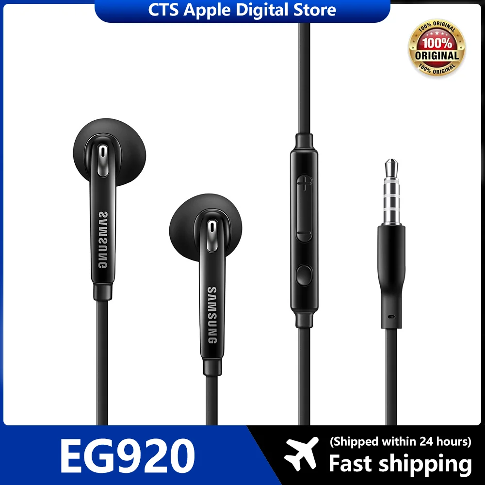 100%Original EG920 Headset in-Ear Headphone Earphones with Mic For Galaxy S7 S8 A70 A50 Note8 9 S6 S7 Edge