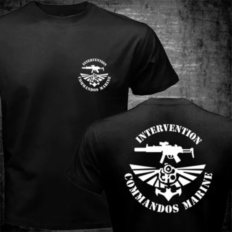 Trend 25 Summer New French Sea J CTLO Special Forces Counter-Terrorism Commando Marine Corps Same Printed T-Shirt