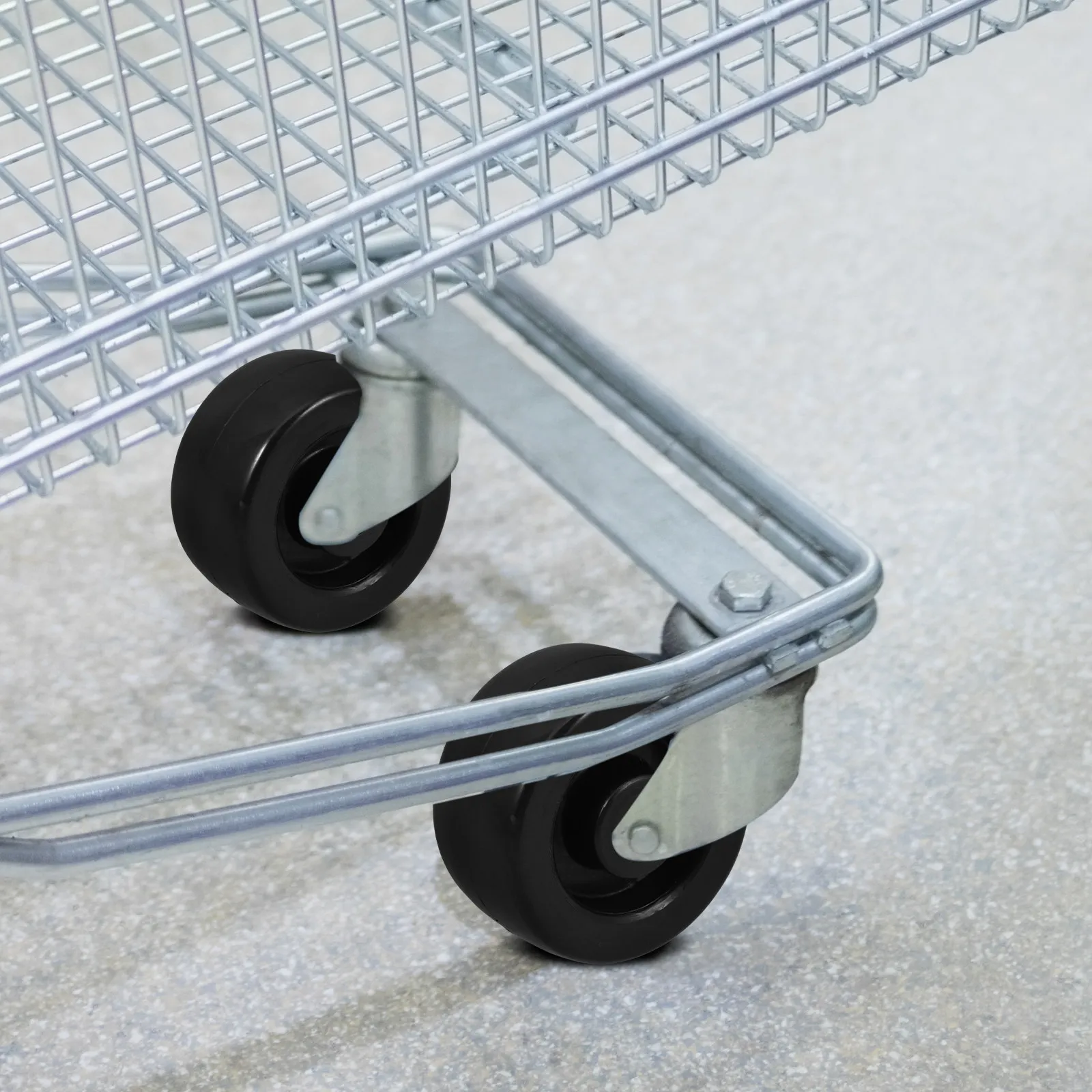 

4Pcs Replacement Wheels for Shopping Cart Smooth Rolling Durable Plastic Supermarket Utility Trolley Cart Basket Accessories