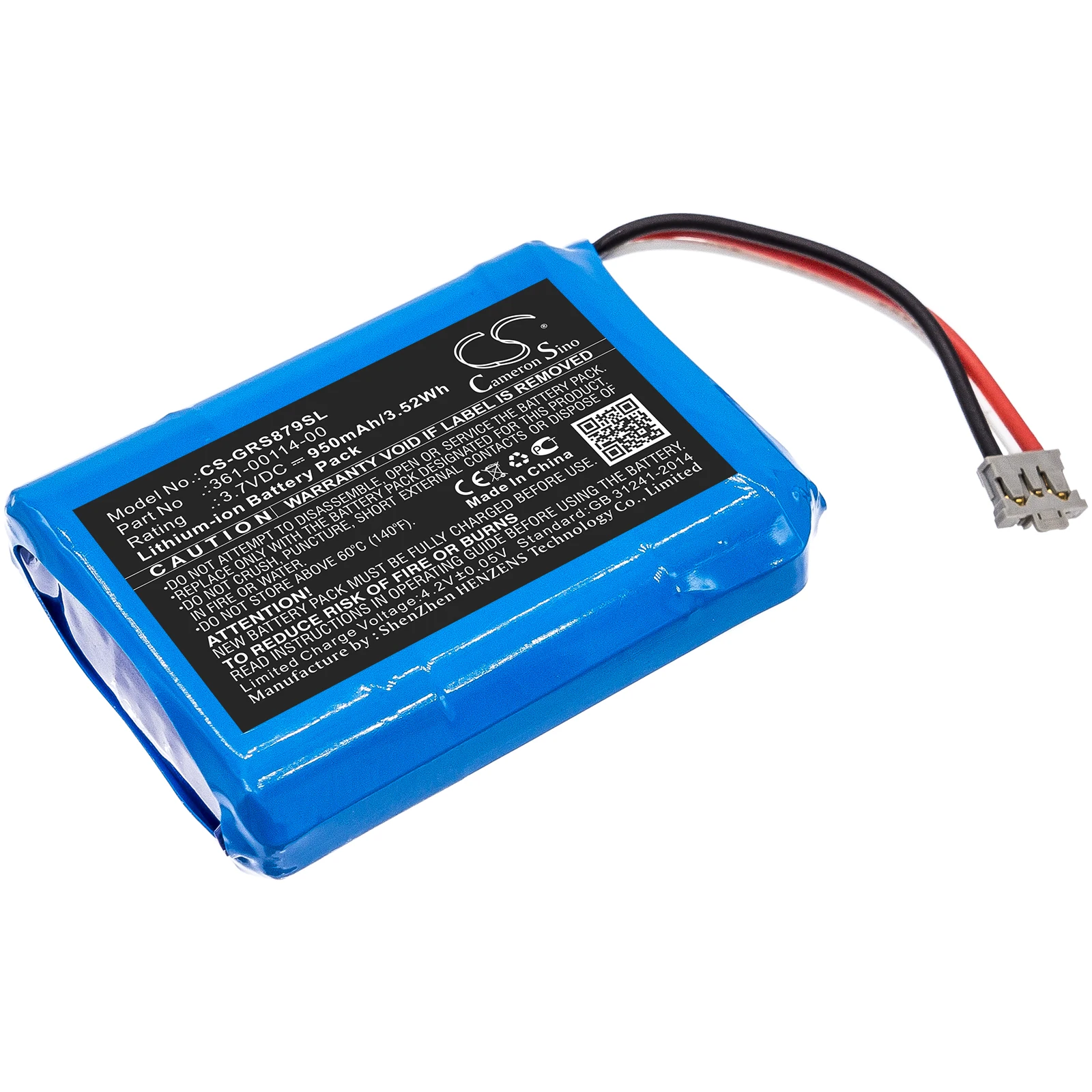 Li-ion GPS, Navigator Battery for Garmin 3.7v 950mAh