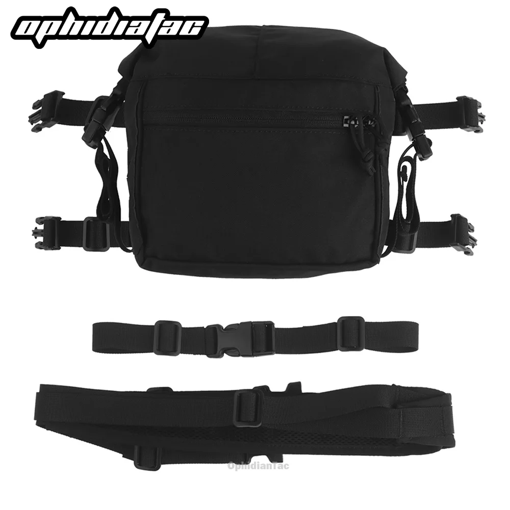 OPHIDIAN Alpha Expansion Pack, Large Capacity Space, Laser Cutting MOLLE, Adapt to MOLLE System, Paired with Chest Rig