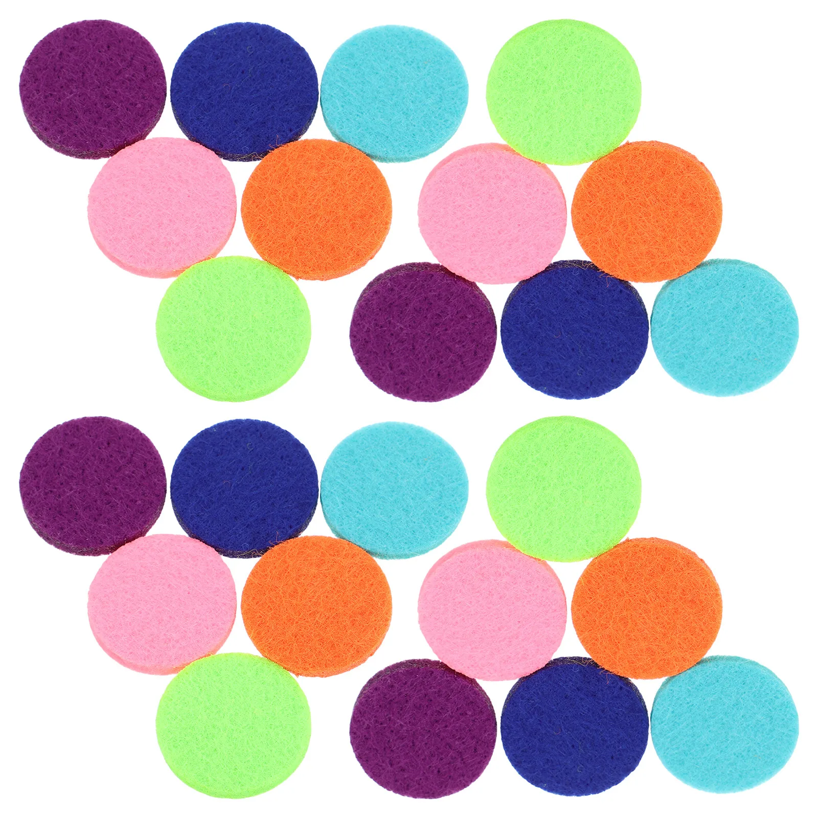 

24 Pcs Aromatherapy Scenting Pads Essential Oil Diffuser Car Air Vent Clip Replacement Refill Long Lasting Fragrance Practical