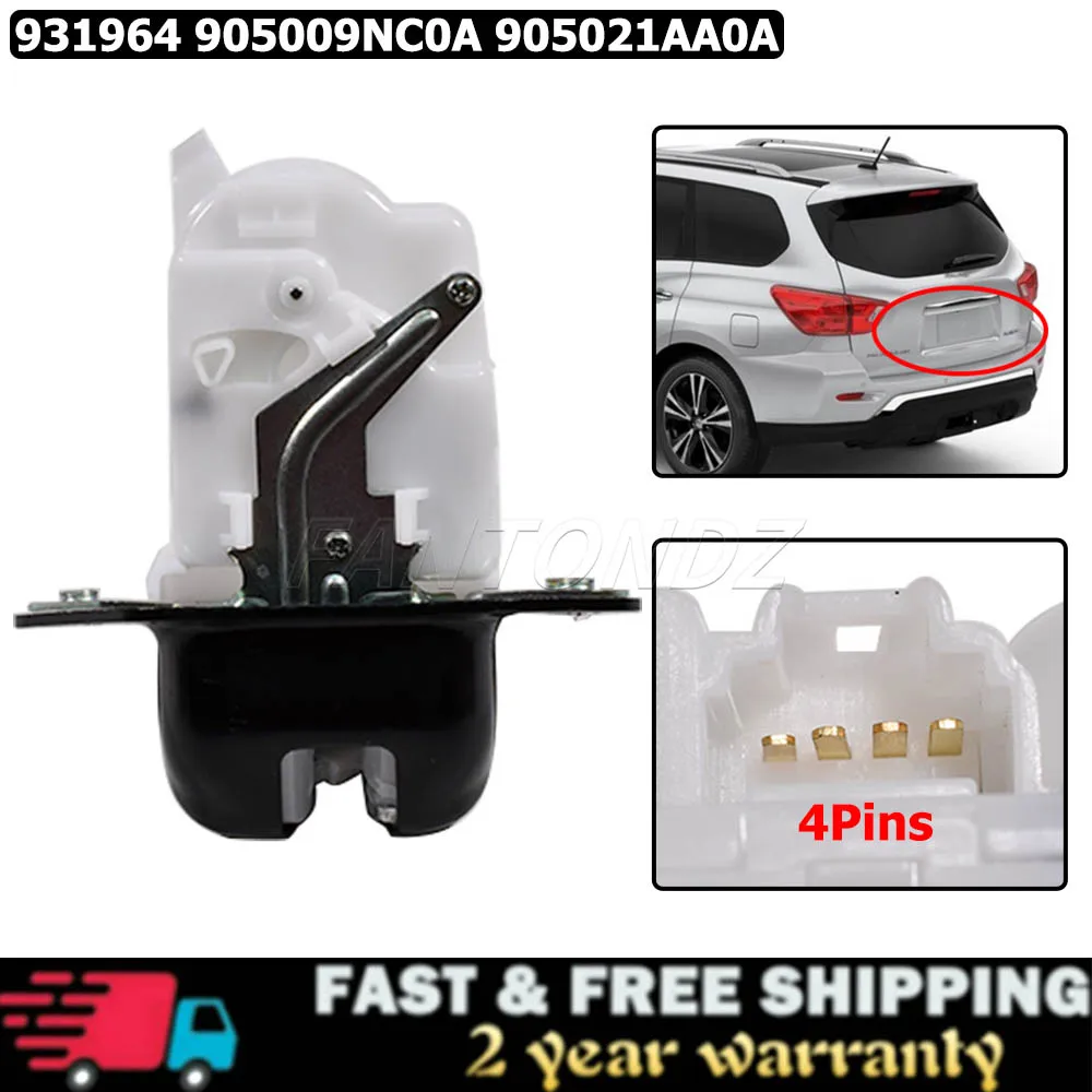 Rear Trunk Tailgate Door Lock Actuator For Nissan Pathfinder 2013-2018 90502-1AA0A Door Lock Latch Actuator 905009NC0A