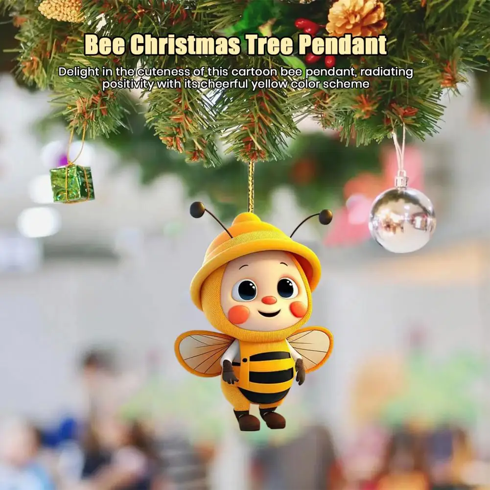 

Мультяшная подвеска в виде пчелы, милая искусственная подвеска, мультяшная пчела, кошка, акриловые подвески для украшения дома