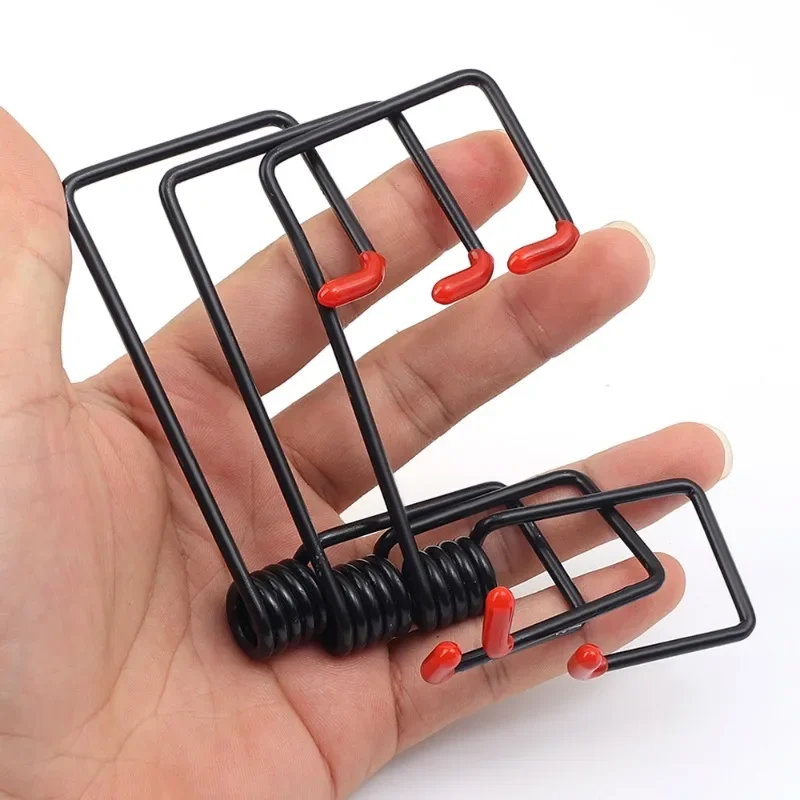 5-1pcs Windshield Wiper Booster Spring Universal New Wiper Fastener Reduce Noise&Vibration Aniti Sratch Rubber Wiper Gripper