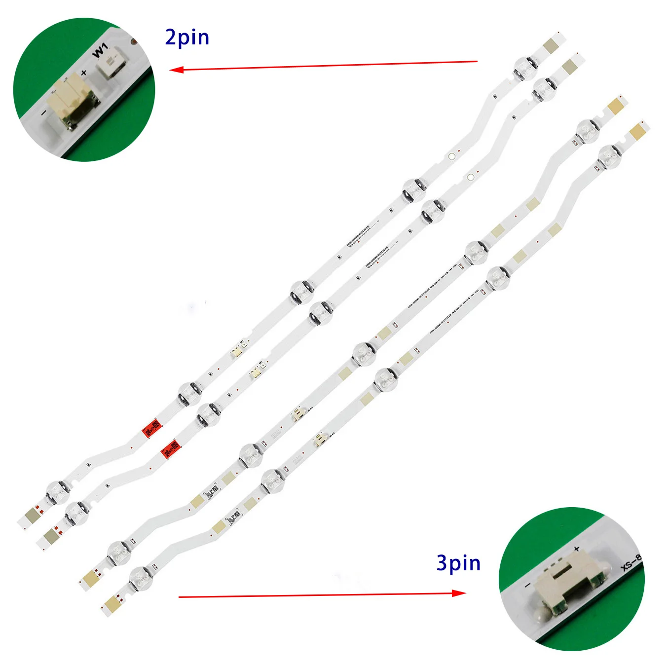 20pcs/10set LED strip for Samsung UA32J4088 UE32J4505 UA32K4070 UE32J5000AK UE32N4005AW UE32N4005 UE32N4300 UN32J4290AG