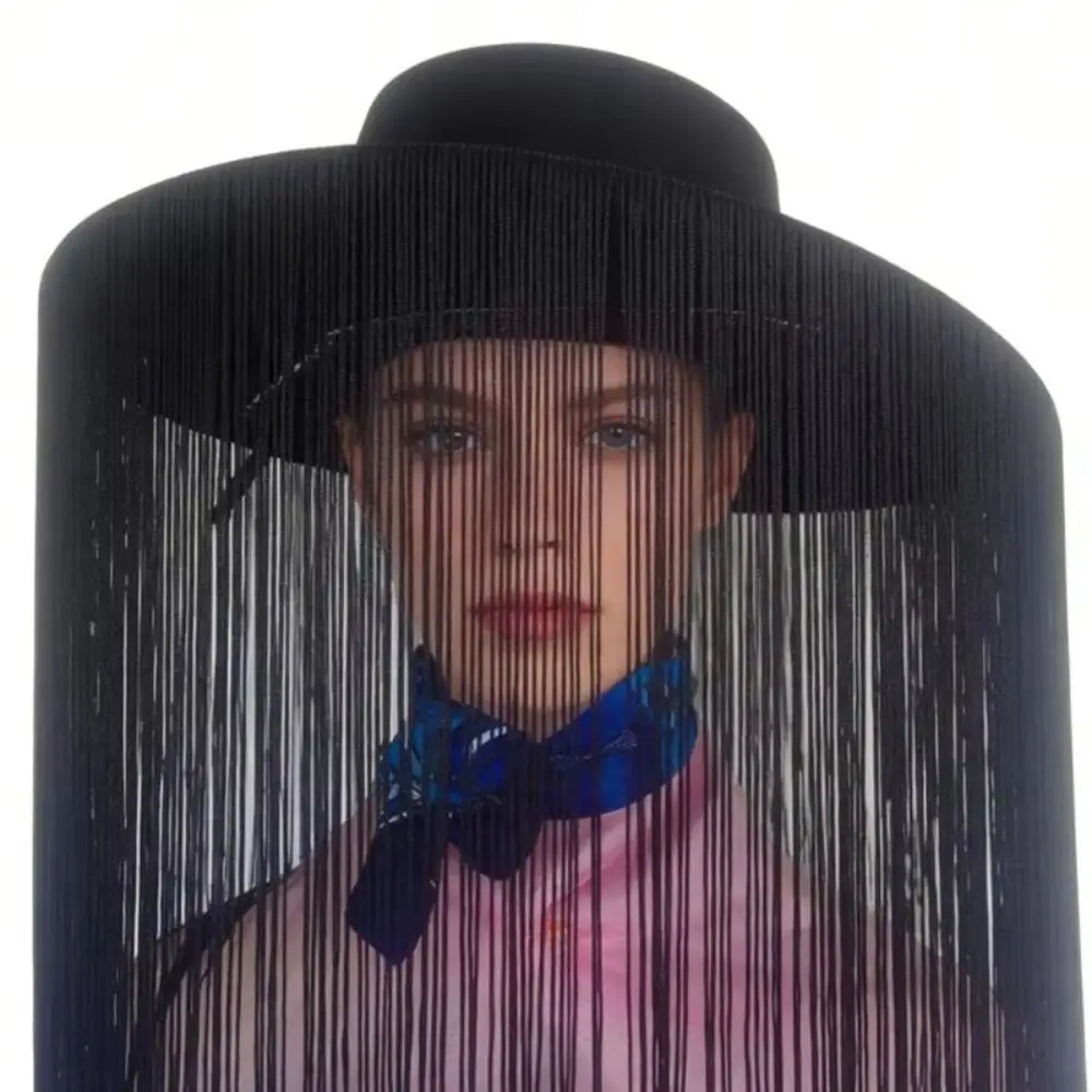 stylish-fashion-wide-brim-hat-casual-comfortable-fit-cowboy-hat-decorative-fringe-breathable-cloth-western-hat-party